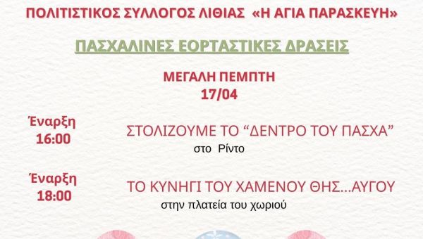 Πασχαλινές Δράσεις 2025